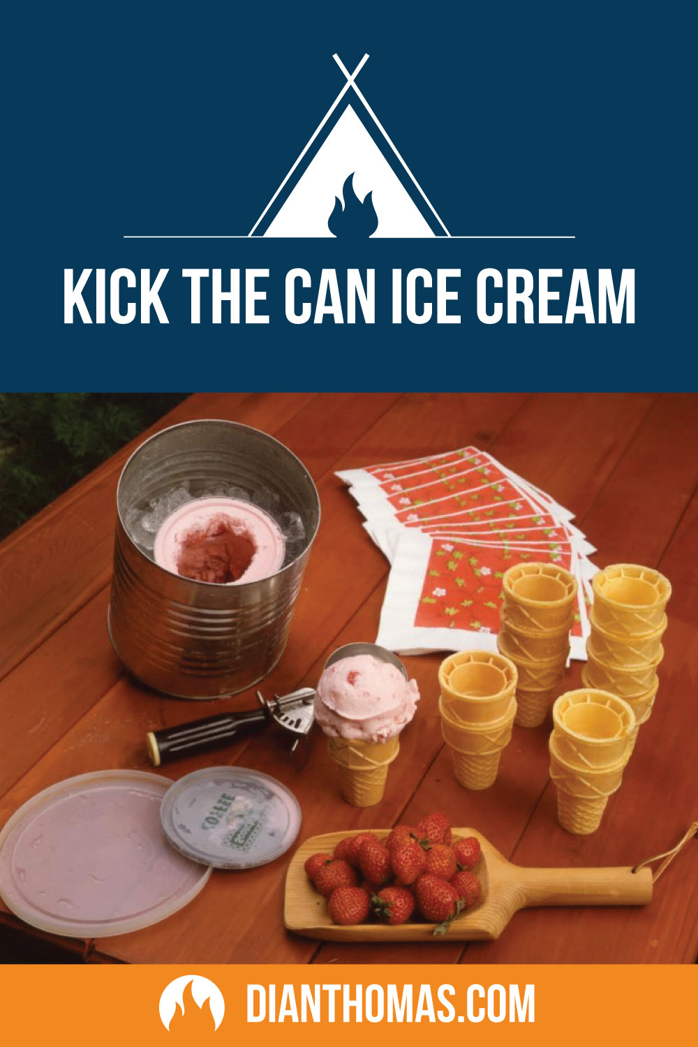 Making Ice Cream in a Ball? Kick & Roll the Ice Cream Maker