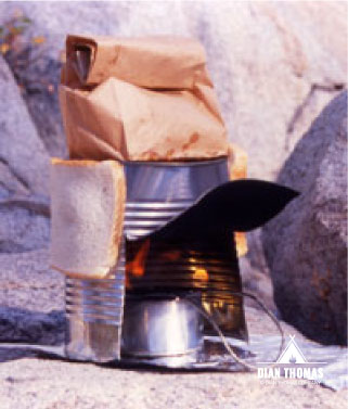 Breakfast while camping can be simple while cooking breakfast in a paper bag.