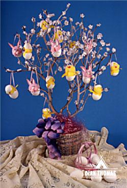 Decorate an Easter tree! Dian will show you how to crate cute bunnies and chick ornaments to hang on it!