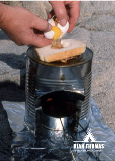 Easy egg and toast breakfast for your camping adventure.