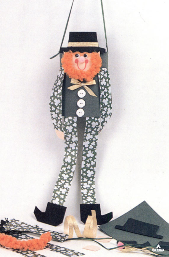 Cute Leprechaun Wind Sock tutorial