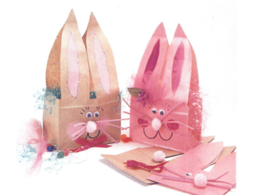 Paper Bag Bunny Baskets