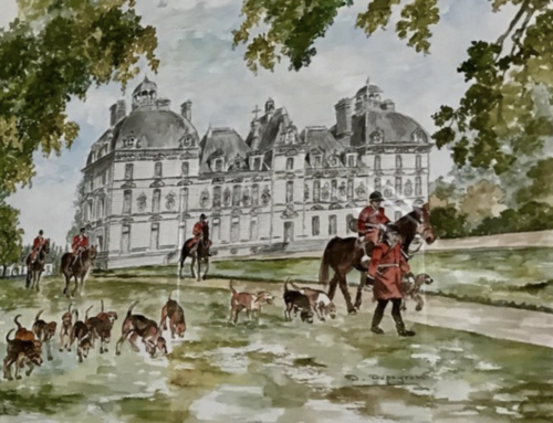 Feeding the Hunting Dogs at Chateau De Chevery