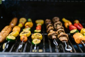 mushroom kabob